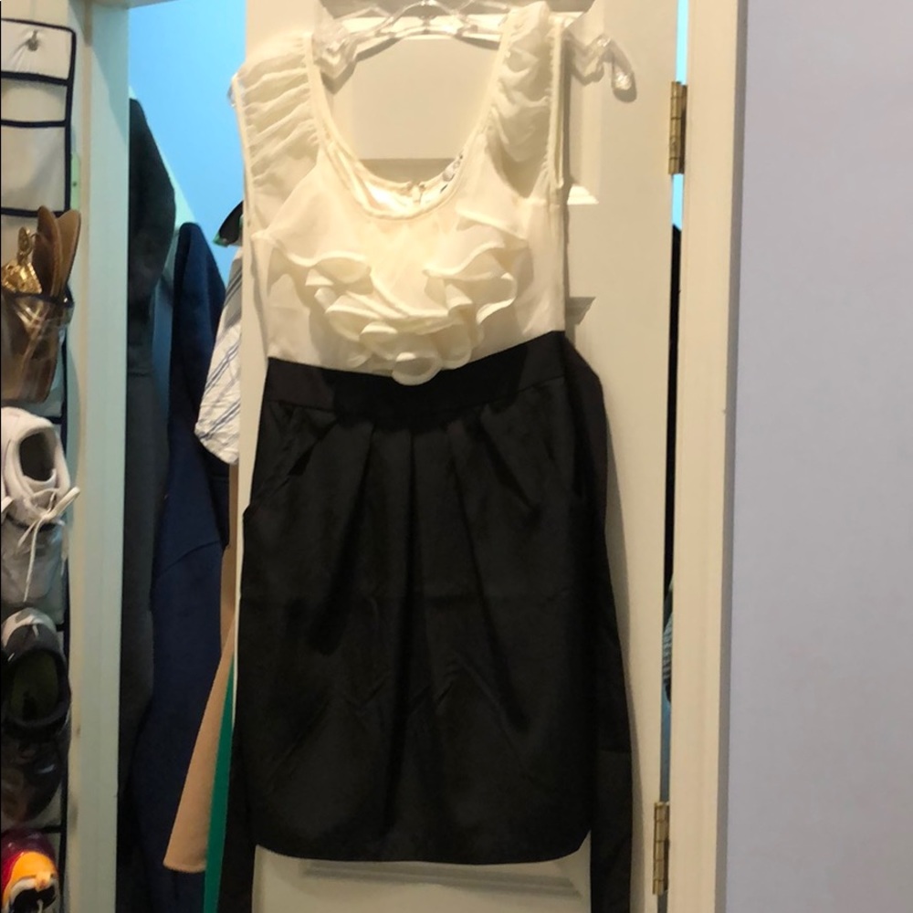 Black and white dress